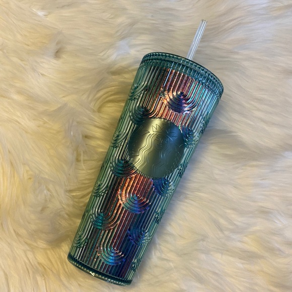 NEW ~ STARBUCKS IRIDESCENT MERMAID VENTI 24 oz TUMBLER - Picture 2 of 8
